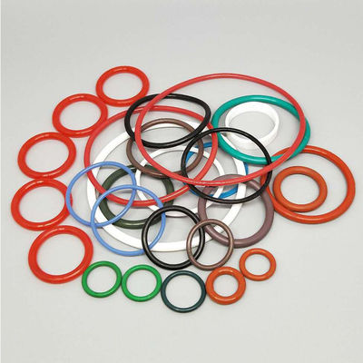 China Nfk Nbr Fkm Ptfe Excavator Marine O-Rings Custom Black Big High Temperature Clear Silicone Rubber O-ring