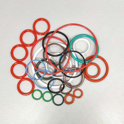 China Nfk Nbr Fkm Ptfe Excavator Marine O-Rings Custom Black Big High Temperature Clear Silicone Rubber O-ring