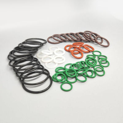 China Nfk Nbr Fkm Ptfe Excavator Marine O-Rings Custom Black Big High Temperature Clear Silicone Rubber O-ring