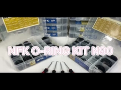 Μαύρο 396pcs O δαχτυλίδι σφραγίδα κουτί για εξορυκτήρα υδραυλικής συνδυασμού κιτ